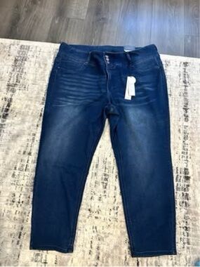 Workshop Republic Clothing Dark Indigo High-Rise Jeans